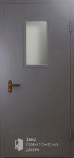 Фото двери «Техническая дверь №4 однопольная со стеклопакетом» в Краснознаменску