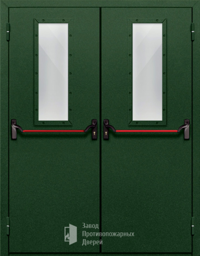 Фото двери «Двупольная со стеклом и антипаникой №69» в Краснознаменску
