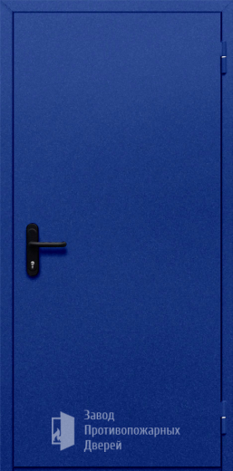 Фото двери «Однопольная глухая (синяя)» в Краснознаменску
