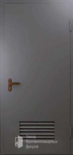 Фото двери «Техническая дверь №3 однопольная с вентиляционной решеткой» в Краснознаменску