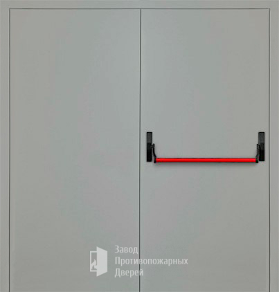 Фото двери «Двупольная глухая с антипаникой (1 створка) EI-30» в Краснознаменску