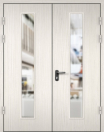 Фото двери «МДФ двупольная со стеклом №22» в Краснознаменску