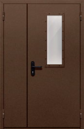 Фото двери «Полуторная со стеклом №28» в Краснознаменску